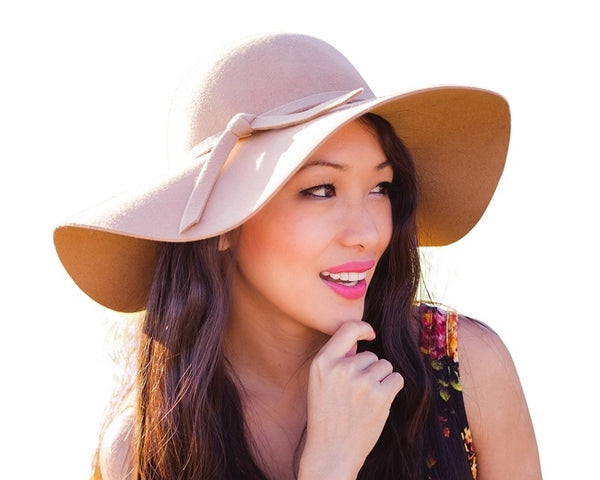 A113-WOOL FELT FLOPPY HAT