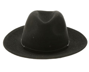 A129-STIFF-BRIM WOOL FELT PANAMA HAT