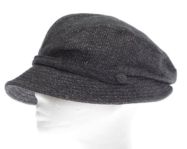 A227-BUTTONED CLOCHE