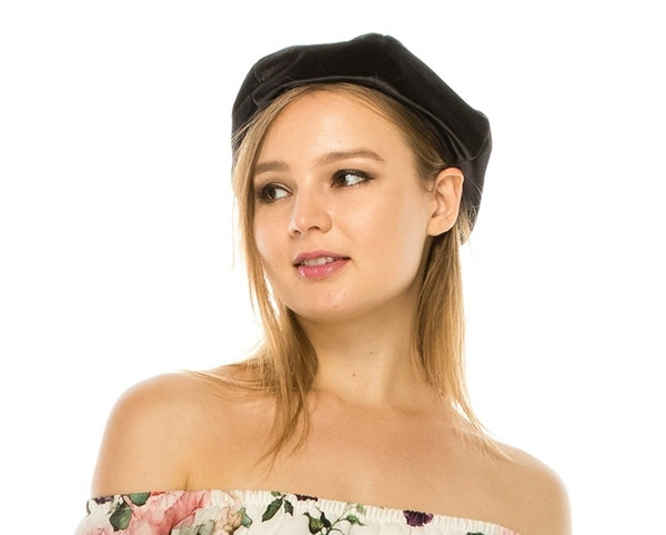 A231-VELVET BERET