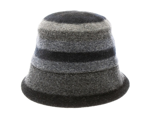 A234-STRIPED WOOL BUCKET HAT