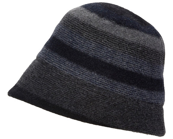 A234-STRIPED WOOL BUCKET HAT