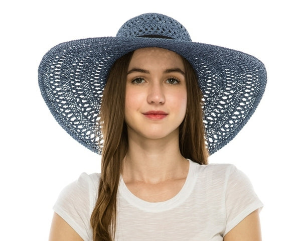 A269-PEEKABOO TOYO SUN HAT W/ BAND