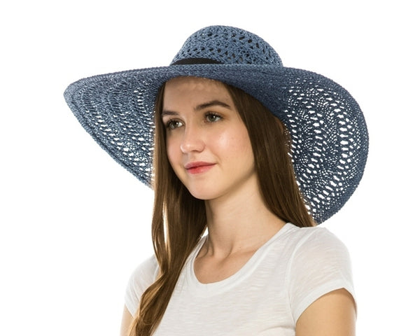 A269-PEEKABOO TOYO SUN HAT W/ BAND