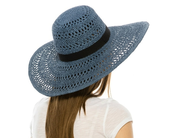 A269-PEEKABOO TOYO SUN HAT W/ BAND