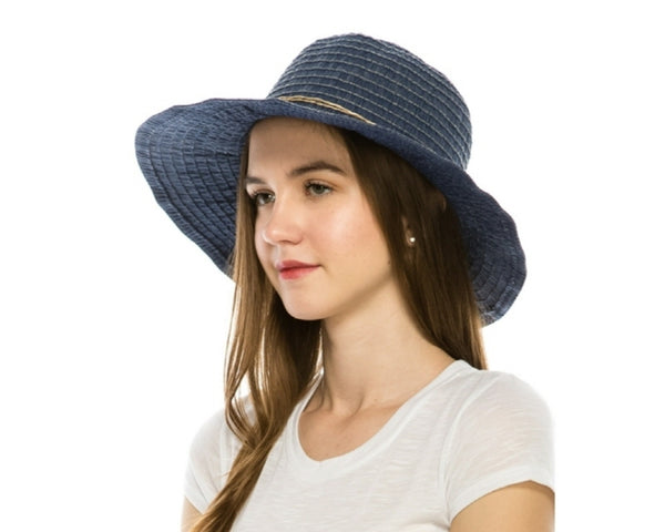 A304-UPF 50 HATS - DENIM CRUSHER HAT