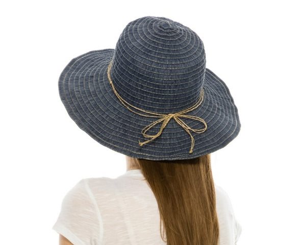 A304-UPF 50 HATS - DENIM CRUSHER HAT