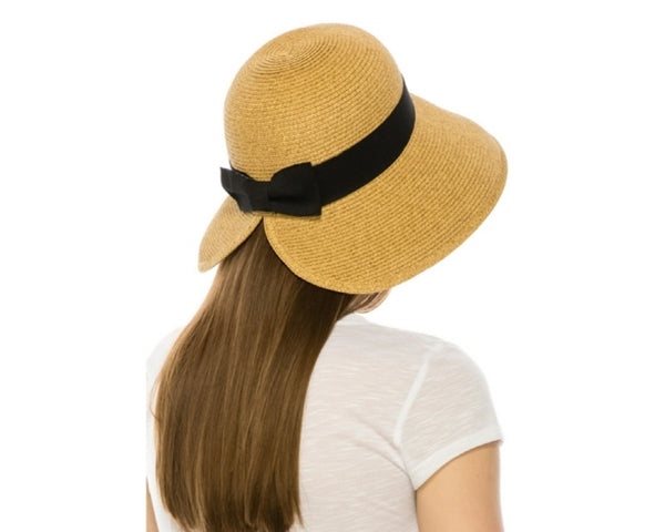 A306-SPLIT BACK HEATHER SUN HAT