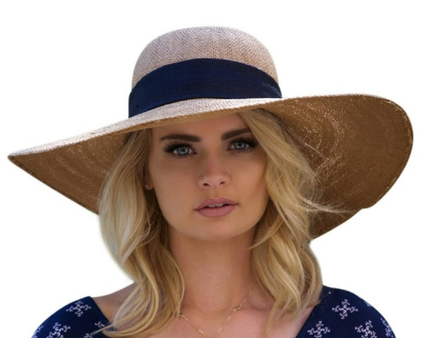 A333-TEXTURED TOYO STRAW SUN HAT