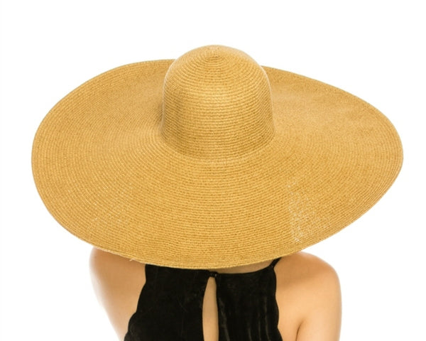 A353-8 INCH BRIM PERFECT STRAW HAT