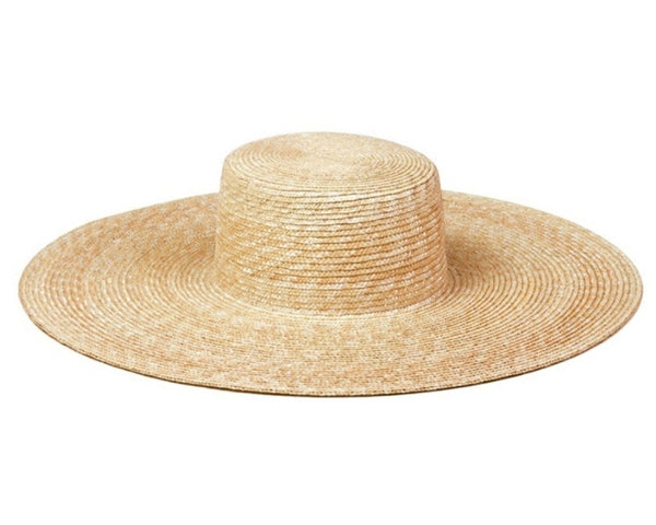 A354-FINE STRAW WIDE BRIM BOATER