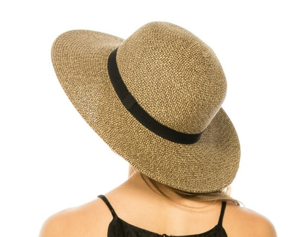 A358-HEATHER SUN HAT W/ BAND