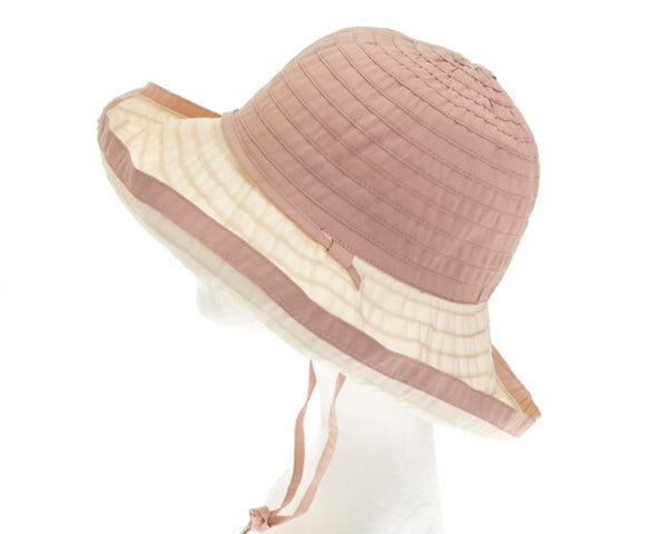 A363-CONVERTIBLE RIBBON SUN HAT