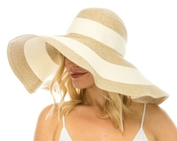 A370-SHAPEABLE OVERSIZE BRIM HAT