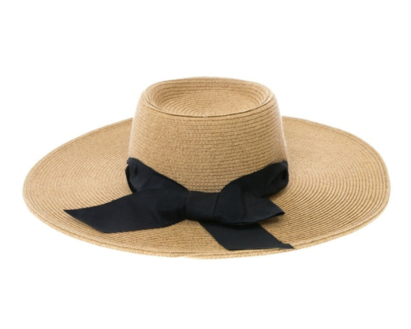 A377-GAMBLER WIDE BRIM HAT W/ SASH