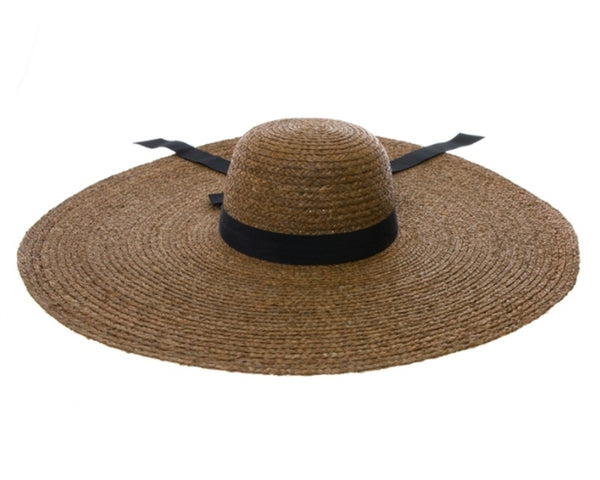 A394-OVERSIZED RAFFIA BRAID BEACH HAT