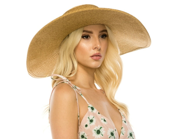 A396-6 INCH BRIM PERFECT STRAW HAT