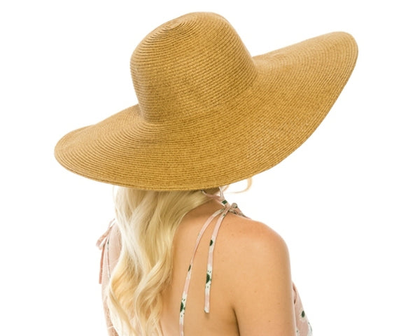 A396-6 INCH BRIM PERFECT STRAW HAT