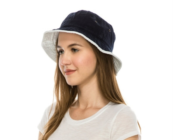 A402-CANVAS BUCKET HAT