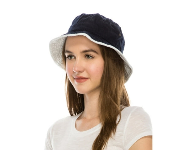 A402-CANVAS BUCKET HAT