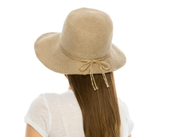 A408-HEMP BRAID SUN HAT