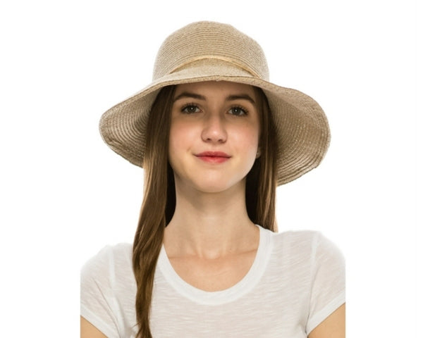 A408-HEMP BRAID SUN HAT