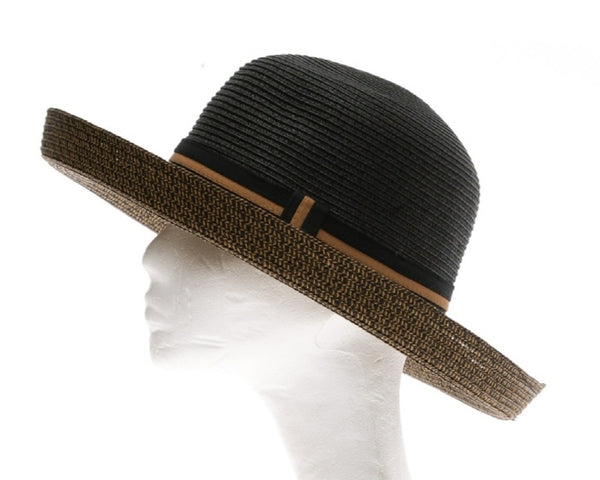 A484-TWEED COLORBLOCK KETTLE HAT