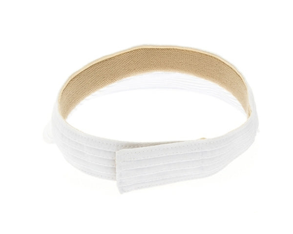 A538-SEWN RIBBON SUN VISOR