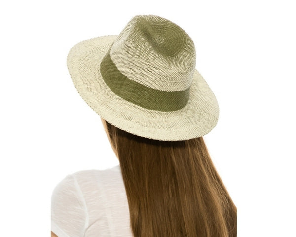 A570-TOYO STRAW OMBRE PANAMA HAT