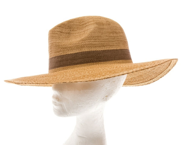 A577-TOYO STRAW WIDE BRIM PANAMA HAT