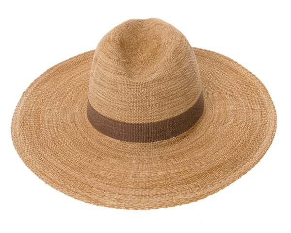 A577-TOYO STRAW WIDE BRIM PANAMA HAT