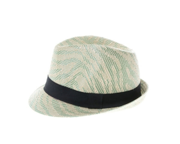 A580-ANIMAL STRIPES SUMMER FEDORA