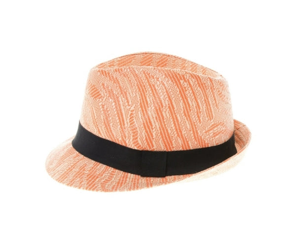 A580-ANIMAL STRIPES SUMMER FEDORA