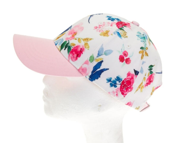 A689-FLORAL CROWN BASEBALL CAP