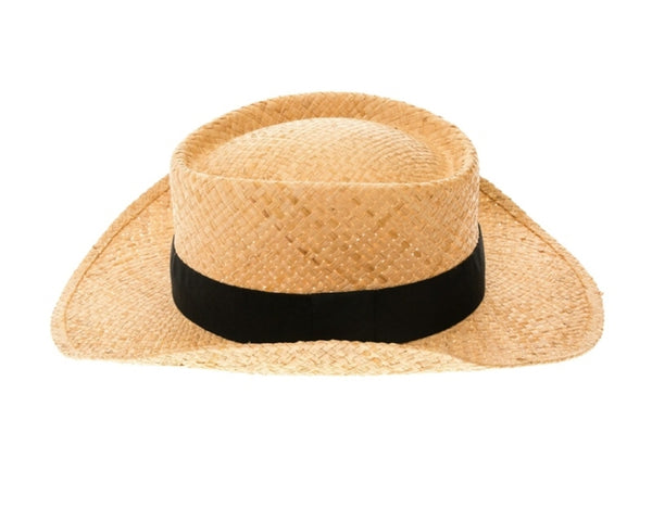 A700-RAFFIA GAMBLER HAT