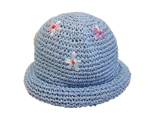 A706-CHILD'S STRAW ROLLER HATS