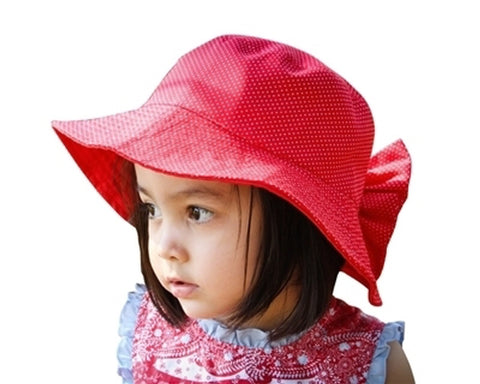 A731-GIRL'S REVERSIBLE COTTON BUCKET HAT