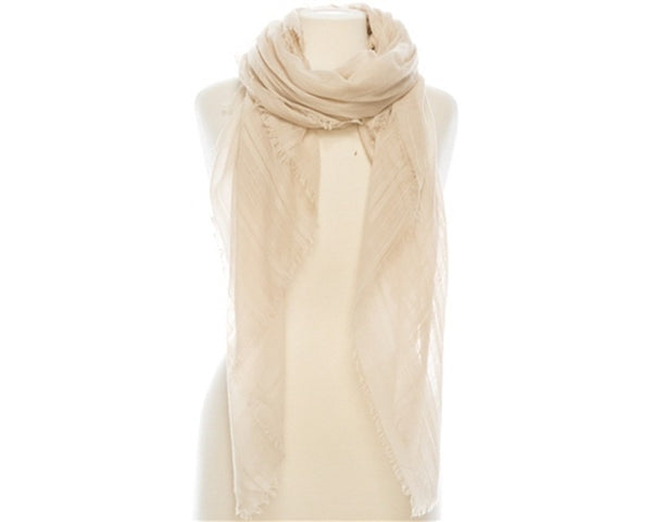 A785-TEXTURED STRIPES SCARF