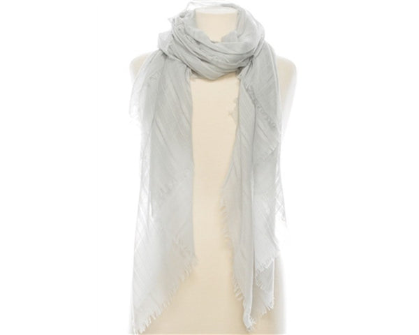 A785-TEXTURED STRIPES SCARF