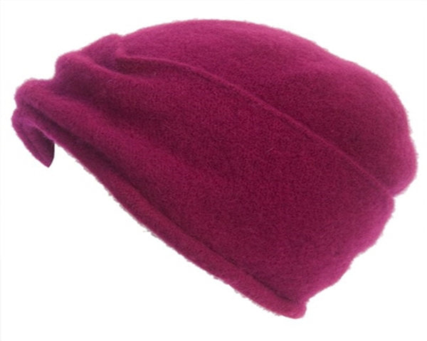 A204-LAMBSWOOL SCRUNCHED BEANIE