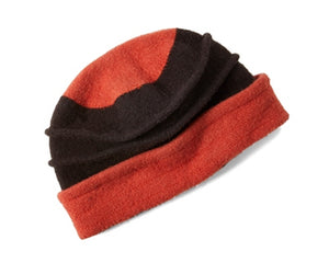 A071-2 TONE FOLDED LAMBSWOOL BEANIE