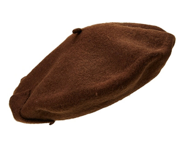 A198-WOOL BERET WITH BOW