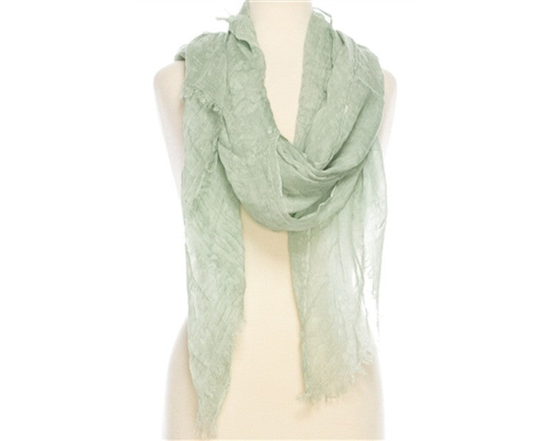 A814-STONEWASHED RAINDROPS SCARF