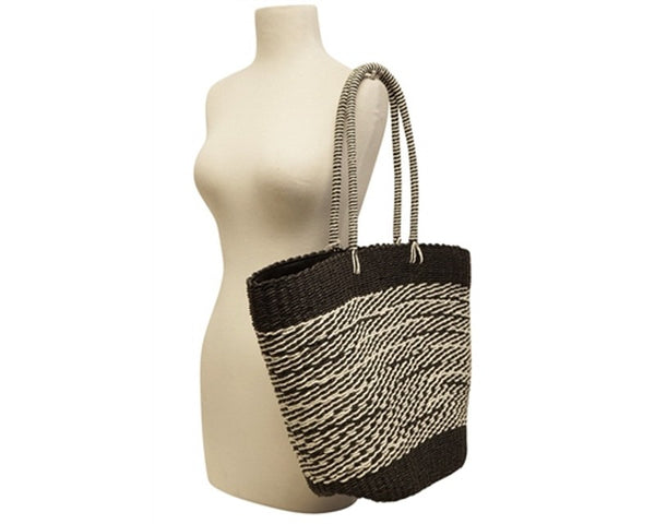 A892-MIXED COLOR STRAW BEACH TOTE