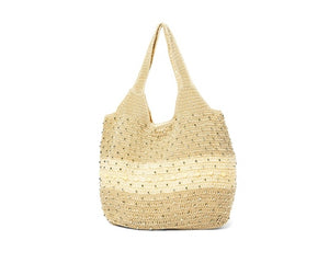 A895-CROCHET SLING BAG - SCALLOP SHELLS