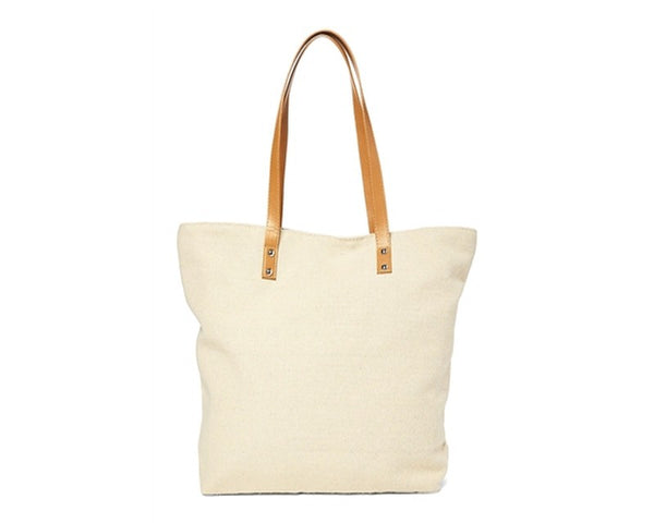 A890-HEMP SUMMER TOTE BAG - ALOHA EMBROIDERY