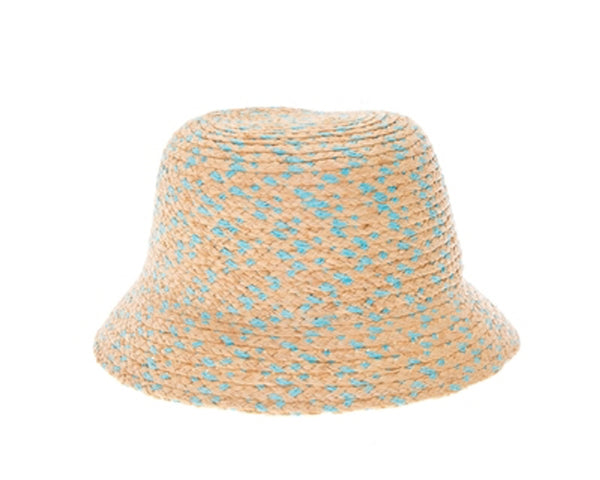 A503-RAFFIA STRAW BUCKET HAT