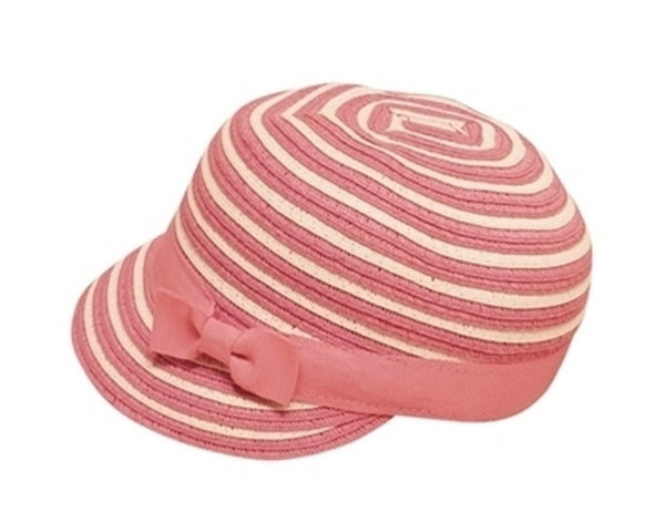 A734-KID'S STRIPED STRAW CAP