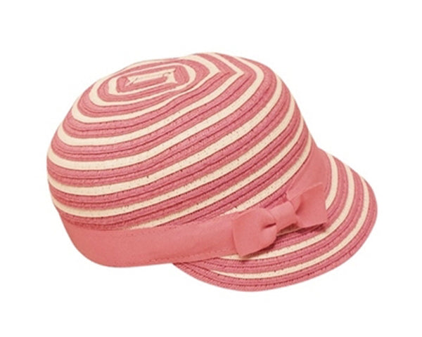 A734-KID'S STRIPED STRAW CAP