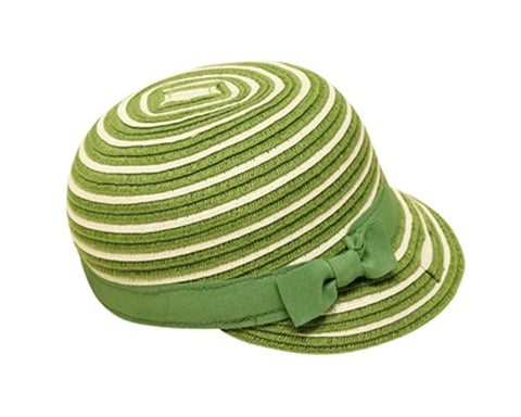 A734-KID'S STRIPED STRAW CAP